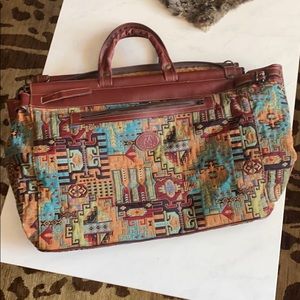 Tapestry weekender bag
